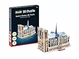 Revell 3D Puzzle- Notre-Dame Cathedral, The Heart of Paris Descubre el Mundo en 3D, diversión para jóvenes y Mayores, Color Coloreado (00121)