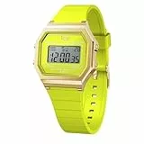 ICE-WATCH - Ice Digit Retro Sunny Lime - Reloj Verde para Mujer con Correa de Polyamide - 022054 (Small)