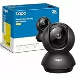 Tapo C211-2K Pan/Tilt Cámara de Seguridad Interior para Monitor de bebé-cámara de Mascotas-Detección de Movimiento y Seguimiento-Funciona con Alexa y Google,Admite Tarjeta SD hasta 512 GB