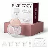 Momcozy S9 Pro Sacaleches Electricos Actualizados, Sacaleches Manos Libres con Pantalla LED, Extractor de Leche Eléctrico Portátil con 2 Modos y 9 Niveles (Pink, 1 Pack)
