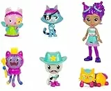 LA CASA DE MUÑECAS DE GABBY - PACK 6 FIGURAS GABBY'S DOLLHOUSE TEMÁTICA FESTIVA + CAJA SORPRESA + ACCESORIO - 6069603 - Juguetes Niñas 3 años + - Regalo Niña 3 años +