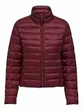 ONLY Quilted Jacket Onltahia LW Noos Otw-Chaqueta Acolchada, Rojo Oscuro, S Mujeres