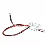 LED 5mm 12V NARANJA efecto llama con cable