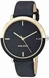 Nine West Reloj de Pulsera, Mujer, NW/2346GPBK