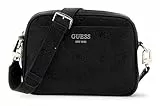 GUESS Vikky II Camera Crossbody, Bolso de Mano Mujer, Negro, One Size