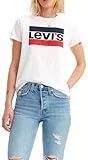 Levi's The Perfect Tee Camiseta, Sportswear Logo White, L Mujer