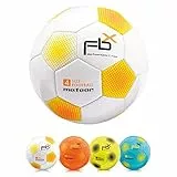 meteor Balón de Fútbol para Niños y Juventud y Adultos Tamaño 5 4 3 1 para Ejercicio Al Aire Libre Juego Entrenamiento de Football (#4, Blanco)