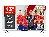 TCL 43T6C 43' QLED 4K HDR TV, Fire TV (Smart TV with Dolby Vision & Atmos, HDR10+, Press & Ask Alexa) [Clase de eficiencia energética G]