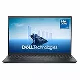 Dell 15 Ordenador Portátil DC15250 15.6' FHD 120Hz, Intel Core i3-1300U, 8GB RAM DDR4, 512GB SSD, Intel UHD, Windows 11 Home, Teclado retroiluminado QWERTY Español – Negro Carbón