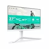 Philips EVNIA 27M2N3201A Monitor Gaming 27' FHD, WLED, 180Hz, Fast IPS, 1 ms GtG, HDR10, Adaptive Sync., G-Sync Compat., Altavoces, Altura Ajustable (1920x1080, 2X HDMI 2.0, 1x DP 1.4) Blanco