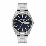 Seiko Reloj Analógico para Hombre de Cuarzo japonés con Correa en Acero Inoxidable SUR341P1