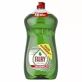 Fairy Ultra Original Líquido Lavavajillas 1250ML Fórmula Efectiva Que Deja Los Platos Relucientes, Impresionante Poder Antigrasa