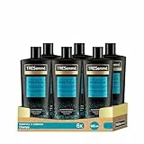 TRESemmé Champú Hidrata & Purifica para pelo graso con Ácido Hialurónico y Arcilla Blanca, limpia e hidrata - Pack de 6 x 685ml