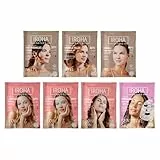 Iroha Nature- PACK TRATAMIENTO FACIAL completo con 7 mascarillas faciales de tisú. La colección para satisfacer todas las necesidades de tu piel con Vitamina C, Colageno, Retinol, HA, Aloe, Glicólico