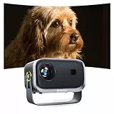 Proyector, 【Enfoque Eléctrico/Corrección Keystone】 Proyector Portátil con ±360° Rotación 13000L 1080P Proyectores, Jimveo WiFi 6 Bluetooth Projector para Movil iOS/Android/TV Stick/HDMI/USB y más