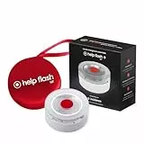 Help Flash IoT + Luz de Emergencia V16 con Geolocalización + Funda de Neopreno Roja, Exigible en 2026, Conectada con DGT 3.0, Señal V-16, Aviso Ubicación, Plan de Datos Incluido, Mayor Visibilidad