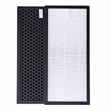 PU4025 HEPA y filtro de carbón activado para Rowenta Tefal PU4010, PU4015, PU4020, PU4020F1, PU4025 Filtro de aire de repuesto para purificador de aire, XD6070F, XD6074F0, XD6060, filtro de XD6060F0
