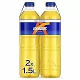 AQUARIUS Naranja, Bebida Hidratante con Sales Minerales, Baja en Calorías - Pack 2 botellas 1,5 L