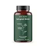 Nullure Natural Detox Depurativo Hígado y Colon | Limpieza Intestinos + Digestión | Vegano | Cardo Mariano + Probióticos + Diente de León + Açaí + Cúrcuma + Selenio | 120 cápsulas (2 meses)