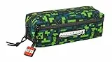 Safta Minecraft TNT - Portatodo Triple Pequeño, Estuche Infantil, Estuche Niño, Ideal para Niños en Edad Escolar, Cómodo y Versátil, Calidad y Resistencia, 22x6x8.5 cm
