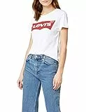 Levi's The Perfect Tee, Camiseta Mujer, Batwing White, XS