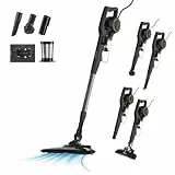 Taurus - Aspirador Vertical Homeland Endless 600W | 18000 Pa | 3en1 (Lanza/Escoba/Mano) | Filtro HEPA11 | Cable de 6 m | Cyclone System | Motorizada Turbobrush All-Road | Negro