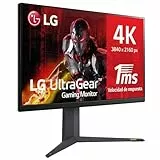 LG 32GR93U-B - Monitor Gaming Ultragear, 32', Pantalla IPS: (3840x2160px), 16:9, NVIDIA G-Sync, AMD FreeSync Premium, Hexagon Lighting, Negro