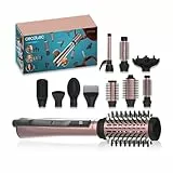 Cecotec Cepillo de Aire 10 Accesorios CeramicCare 10in1 AirBrush. 1200W, Secador, Alisador, Rizador, Voluminizador, Difusor, Pantalla, Función Iónica, Revestimiento de Cerámica, Control Temperatura