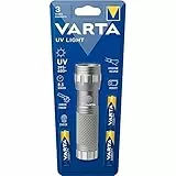 VARTA UV Light, incl. 3 pilas AAA: hace visible lo invisible, accesorio de higiene,