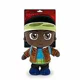 Famosa Softies - Peluche Lucas de Stranger Things, muñeco blandito, 26 cm, Textura Suave y Relleno Material de Fibra 100% reciclada, para Fans de la Serie y niños a Partir de 12 Meses, (760021116)
