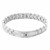 Tommy Hilfiger Jewelry Pulsera de Eslabones para Hombre de Acero Inoxidable - 2790419