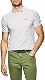 Hackett London Slim Fit Logo, Camisa Polo para Hombre, Gris (Light Grey), L