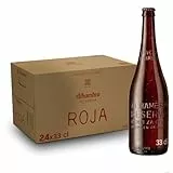 Alhambra Reserva Roja, Pack 24 Botellas x 33cl, Cerveza Alhambra Bock Tostada, Sabor Intenso, 7.2% Vol. Alcohol