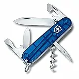Victorinox Spartan, Navaja Multiuso Suiza, Cuchillo bolsillo, Regalo, 12 Funciones, Hoja grande, Sacacorchos
