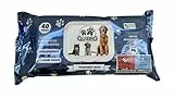 Quibropets Toallitas Húmedas con Talco para la Higiene de Patas de Perros y Gatos - Limpieza Profunda y Efectiva en un Solo Paso - Limpiador de Patas para Mascotas - 40 Unidades.