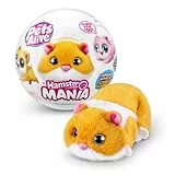 Pets Alive Hamstermania (Naranja) por ZURU Hamster, Mascota electrónica, más de 20 Sonidos interactivos, Juguete de Bola de hámster para niñas y niños