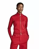 G-Star Para Mujer Track jacket slim sw wmn, Rojo (dk flame D23549-D429-8050), XXS