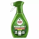 Fairy Poder Sin Remojo Limón Spray, Vajilla y Cocina, Antigrasa, 500ml