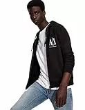 Armani Exchange Icon Hoodie Capucha, Negro (Black 1200), X-Large para Hombre