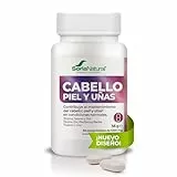 Soria Natural Cabello, Piel y Uñas - Combinación de Vitaminas, Minerales y Aminoácidos - Ayuda a Fortalecer las Fibras Capilares y Uñas - Apoya la Salud de la Piel - 30 comprimidos de 1200mg
