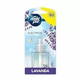 Ambi Pur Lavanda Recambio De Ambientador Eléctrico 21.5ml, Para Eliminar Olores