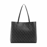 GUESS Meridian Girlfriend Tote, Bag Women, Logotipo de Coal, One Size