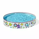 Bestway BW55029-21 Paddling Fill N-Piscina para jardín con diseño de Peces Divertidos Infantil Fun Estampado, Color Surtido, Grande (6942138981872)