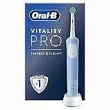 Oral-B Vitality Pro Brosse À Dents Électrique Bleue, 1 Brossette, Conçue Par Braun