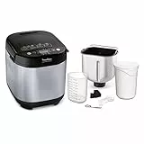 Moulinex Pain & Délices OW240E - Panificadora 1 kg, función yogur, pan sin gluten, pan casero, 20 programas automáticos, temporizador de 15 h, función mantenimiento de 1 h, libro de recetas incluido