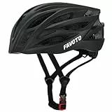 Favoto Ft000642-1-uk Casco de Bicicleta, Unisex, Matte Black, M (54-58cm)