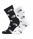 THE NORTH FACE NF0A8BRBKY4 EVERYDAY CREW SOCK LOGO - 2P Socks Hombre TNF BLACK/TNF WHITE Tamaño S
