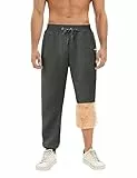 Voqeen Pantalon Chandal Hombre Invierno Sherpa con Forro de Polar Jogger Pantalones Deportivos Jogging Pantalones Térmicos Casuales para Bolsillos con Cremallera