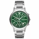 EMPORIO ARMANI Reloj Analógico para Hombres de Cuarzo con Correa en Acero Inoxidable AR11507