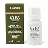 ESPA | Aceite de aromaterapia de especias de invierno | 10ml | Naranja dulce | clavel | canela | Jengibre